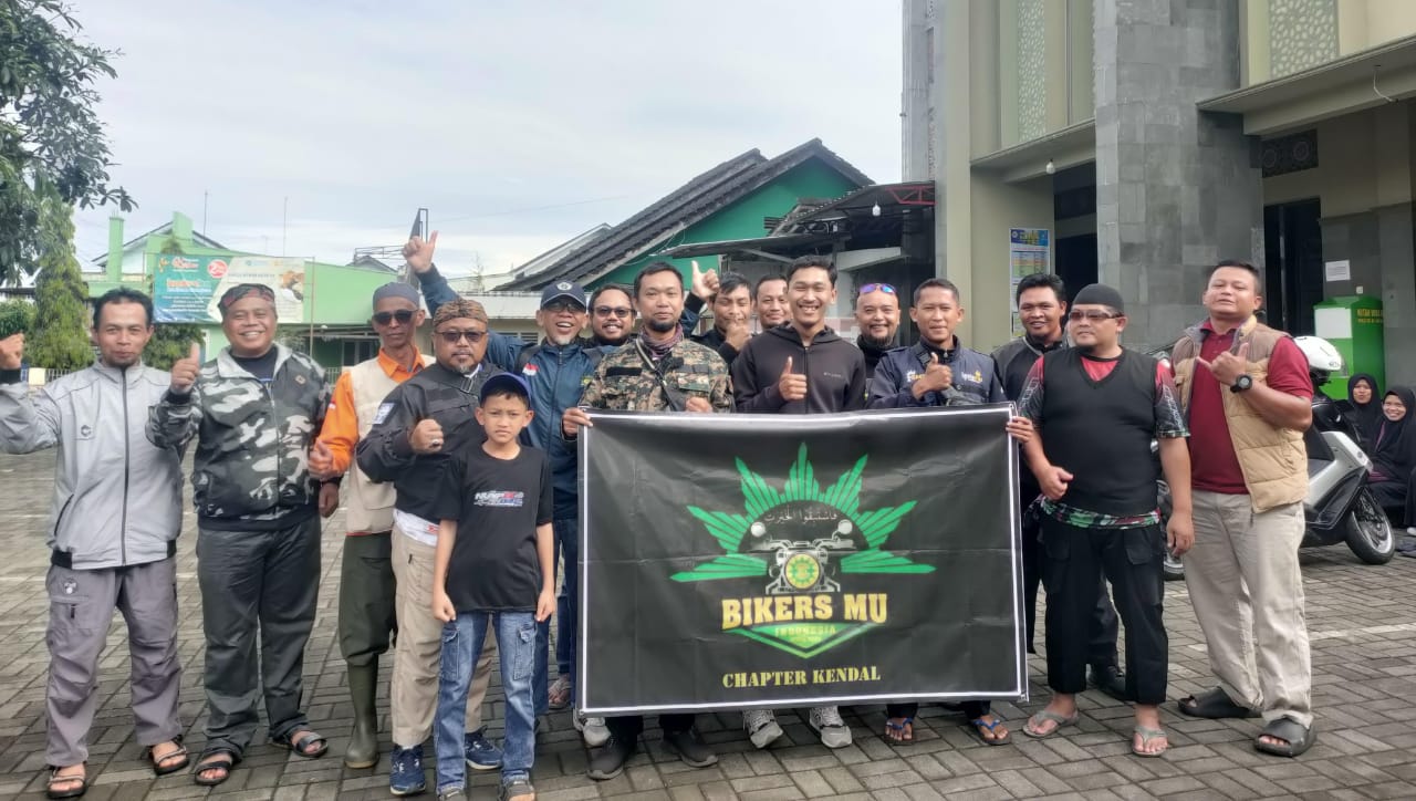 BikersMu Chapter Kendal Agenda Turing Perdana dan Ngaji Sosial