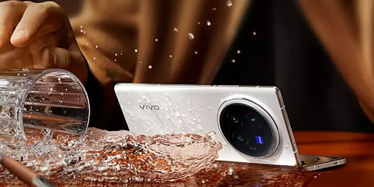 Vivo X Fold 5 sebagai HP lipat tahan air dengan desain tipis dan elegan