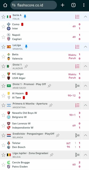 Flashscore: Solusi Tepat untuk Dapatkan Skor Pertandingan Secara Langsung!