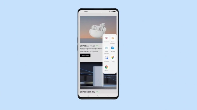 Cara aktifkan Smart Sidebar Android di ponsel Oppo dan Realme