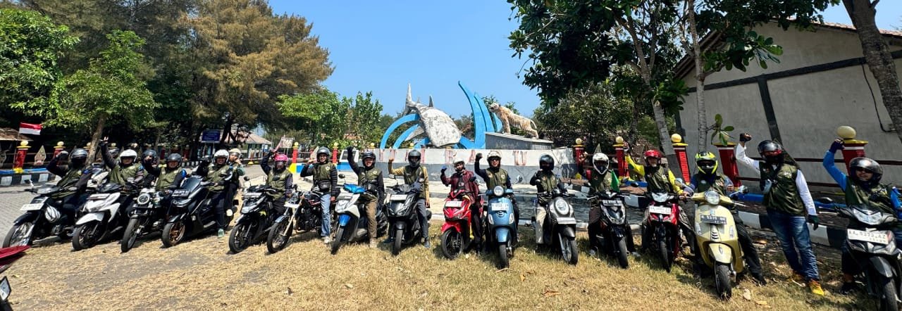 BikersMu Chapter Wonosobo Touring Perdana Susur Pantai Selatan & Jalin Silaturami