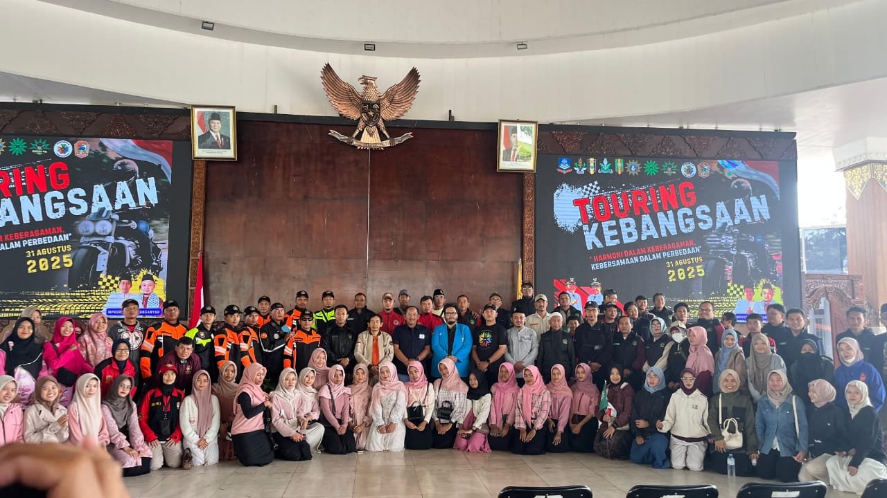 Bikers Mu Chapter Karanganyar Meriahkan Touring Kebangsaan 2025