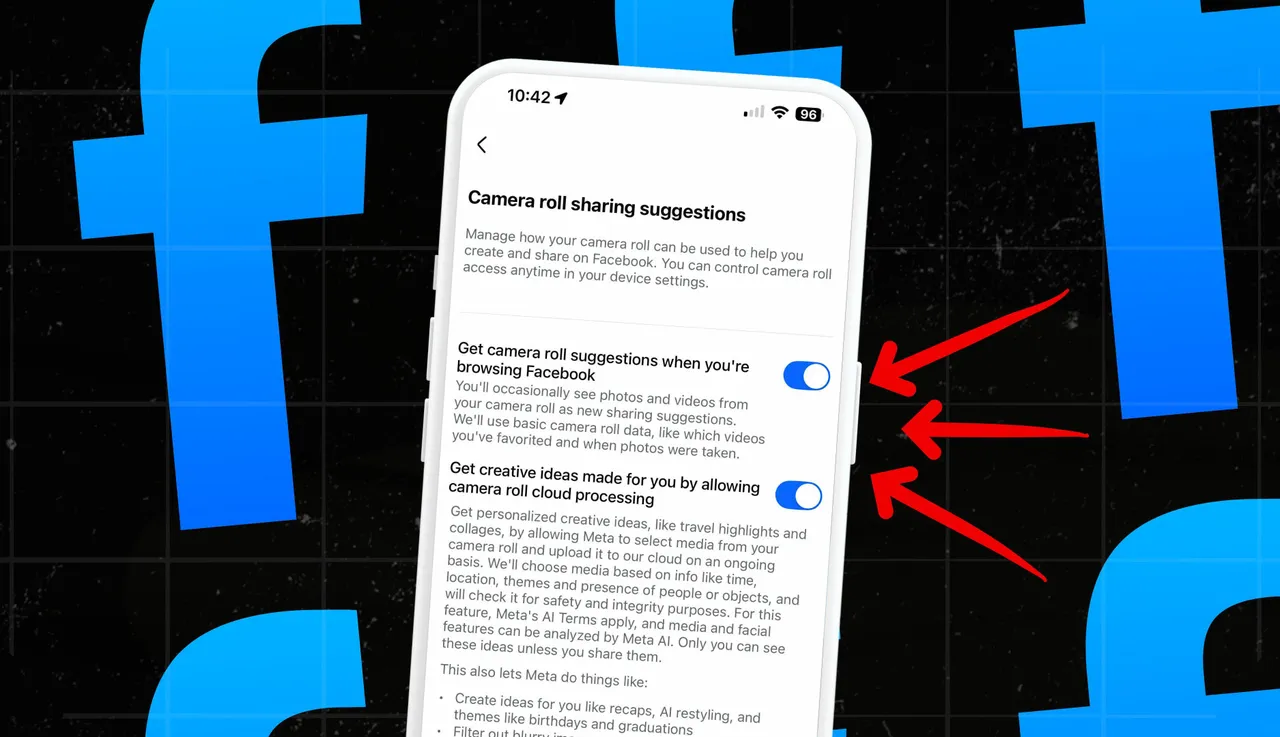 Cara Nonaktifkan Camera Roll Sharing Suggestions di Facebook