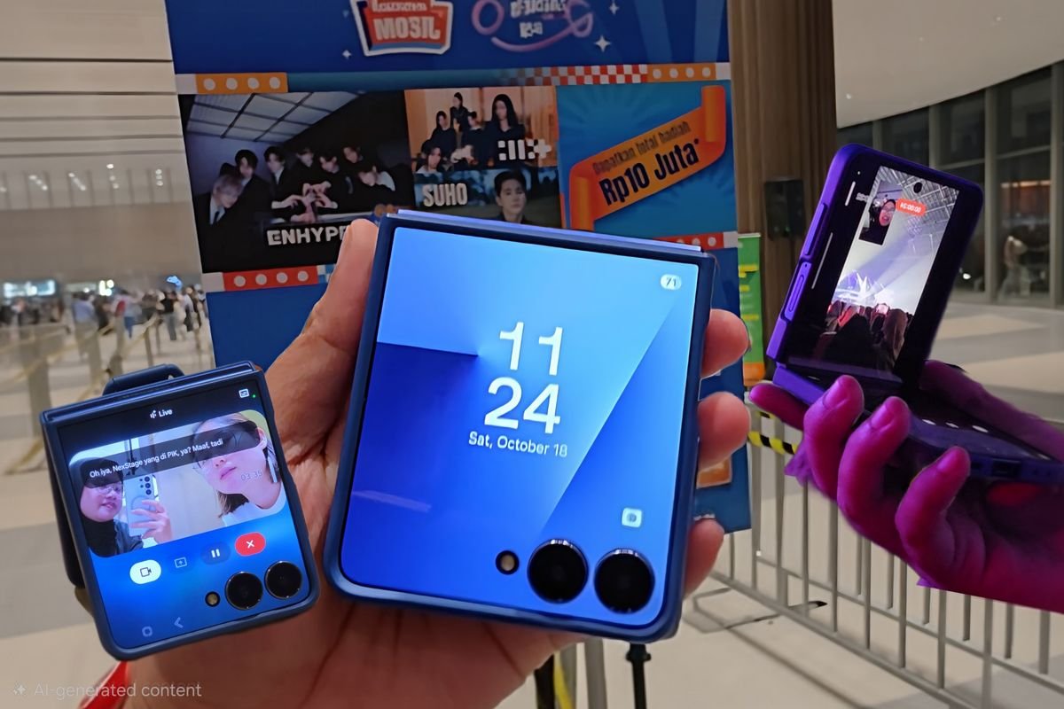 5 Fitur AI Unggulan di Samsung Galaxy Z Flip7 yang Bikin Hasil Konten Makin Profesional