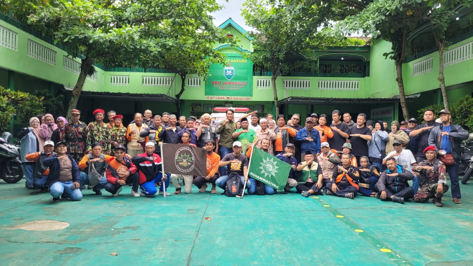 Bikersmu Chapter Klaten Sambut Milad Muhammadiyah ke-113, Pererat Silaturahmi Dakwah ke SDIT Jumapolo dan Rihlah Bendungan Jlantah Karanganyar