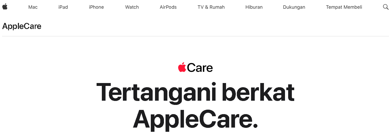 AppleCare+ Resmi Hadir di Indonesia, Ini Manfaat dan Rincian Biayanya