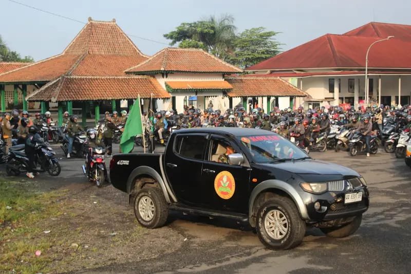 BikersMu Wonosobo Turing Dakwah ke Magelang, 289 Raider Mengaspal dengan Tertib dan Berkarakter
