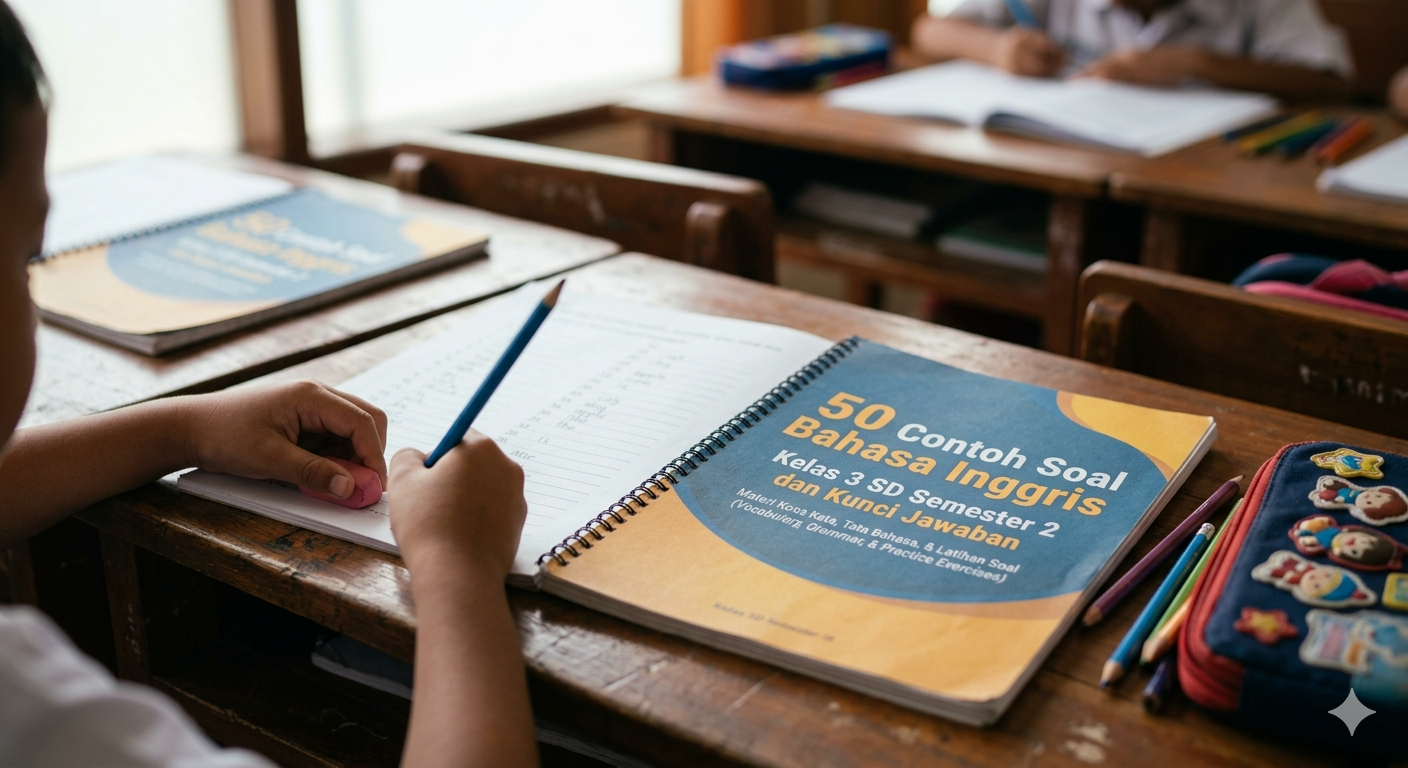 65 Contoh Soal Bahasa Inggris Kelas 3 SD Semester 2 dan Kunci Jawaban