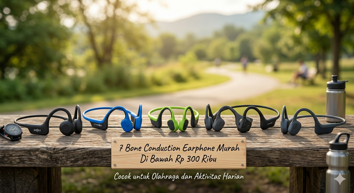 7 Bone Conduction Earphone Murah di Bawah Rp 300 Ribu, Cocok untuk Olahraga dan Aktivitas Harian