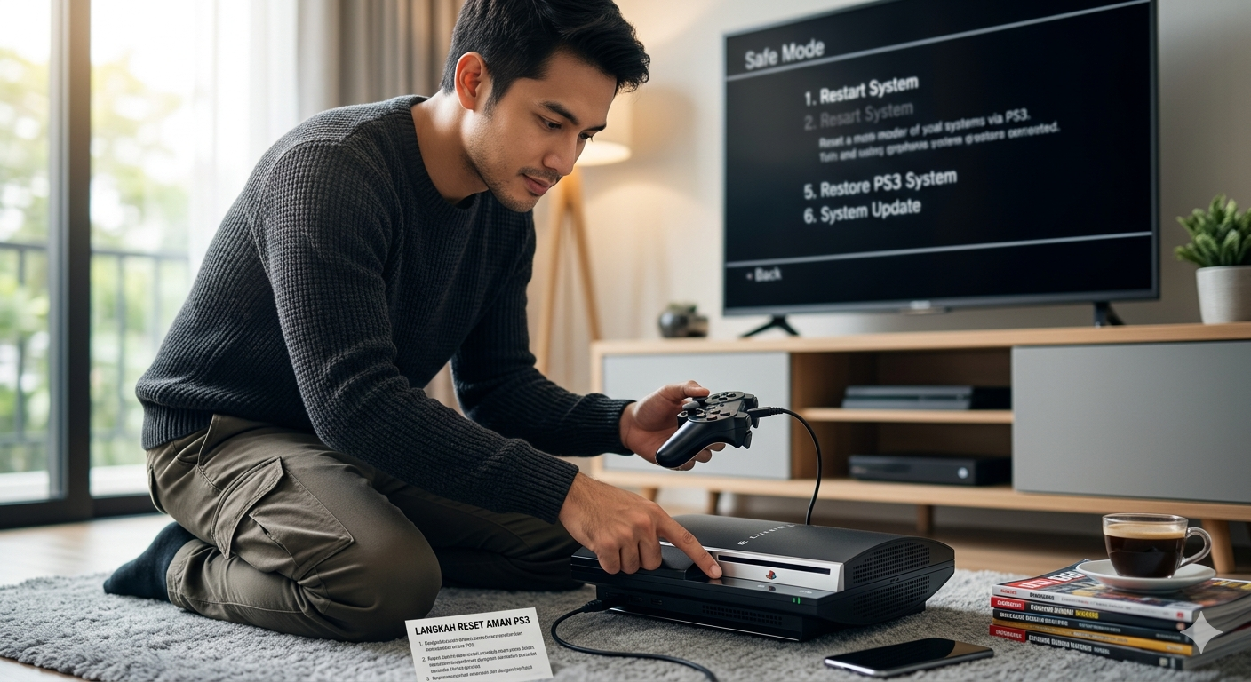 Cara Reset PS3 dengan Aman dan Mudah, Bisa Atasi Error hingga Layar Tidak Muncul