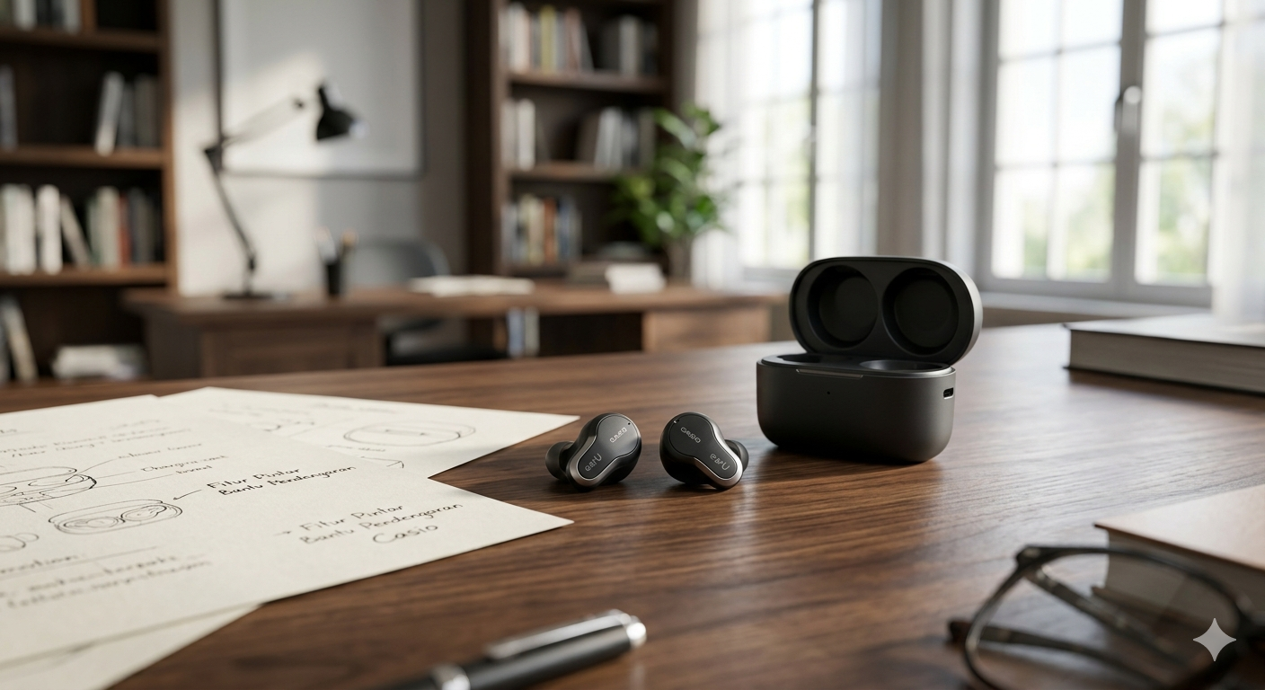 Casio earU ER-100 Resmi Diperkenalkan, Earbuds Pintar yang Sekaligus Bantu Pendengaran