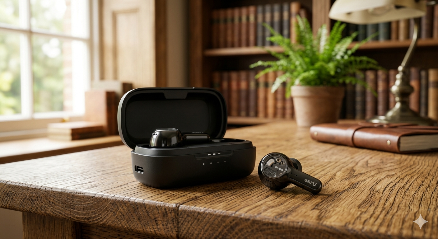 Casio earU ER-100 Resmi Meluncur, Earbuds Pintar yang Bantu Pendengaran Sekaligus Putar Musik