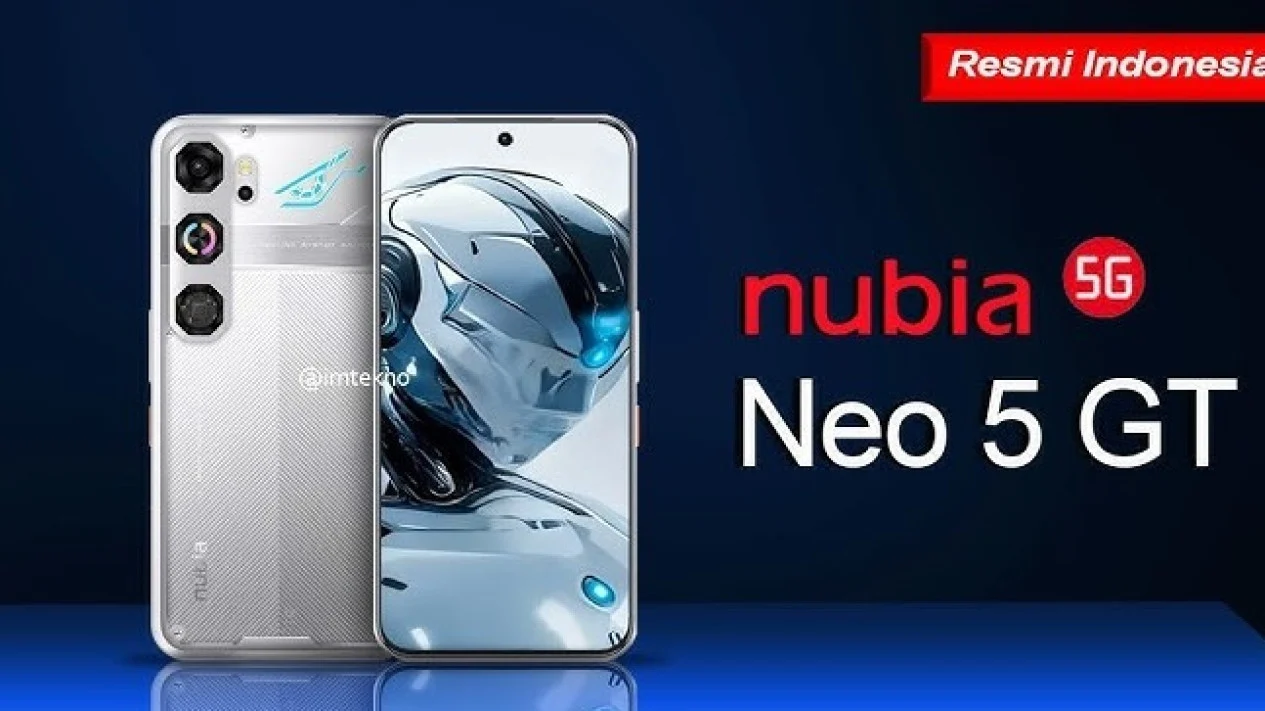Spesifikasi dan Harga Nubia Neo 5 4G dan GT di Indonesia, Usung Layar 144Hz dan Fan Pendingin