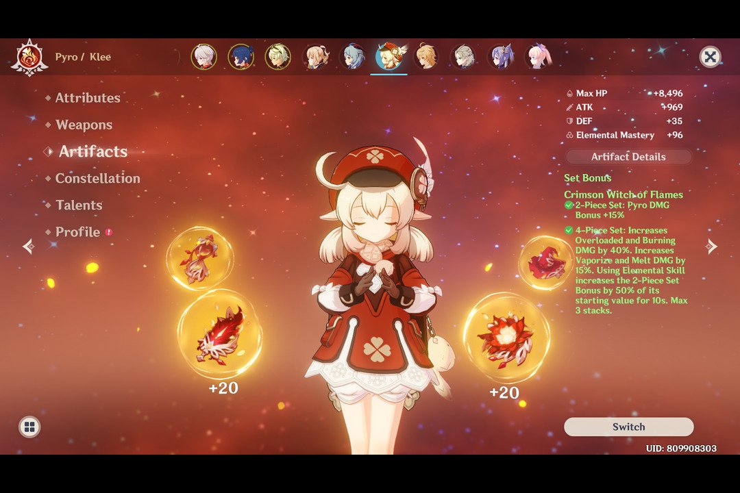 Build Klee Genshin Impact Terbaik Setelah Buff Hexerei, Ini Rekomendasi Weapon, Artifact, dan Tim Paling Optimal
