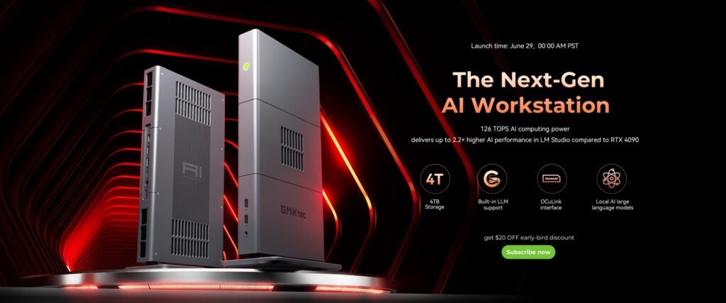GMKtec Evo-X3 Siap Meluncur, Mini PC AI Bertenaga Ryzen AI Max+ 395 dengan Dukungan eGPU dan RAM Hingga 128GB