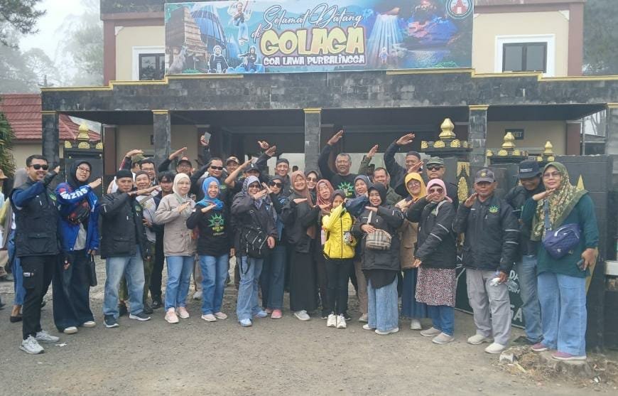 BikersMu Chapter Kabupaten Pekalongan Gelar Tadabur Alam Golaga Purbalingga