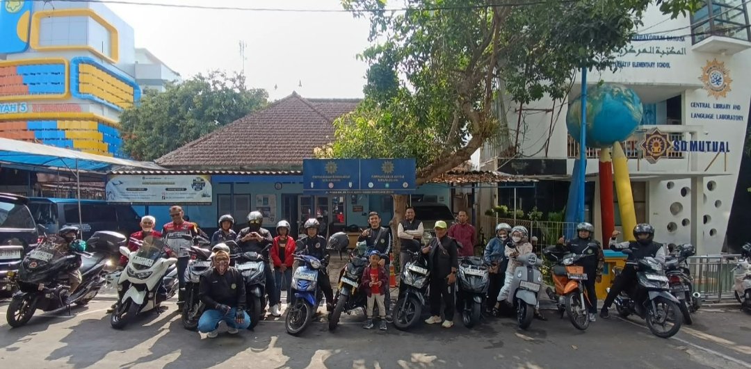 Dari Jalanan ke Pesantren, Bikersmu Chapter Kota Magelang Tebar Ilmu dan Kepedulian