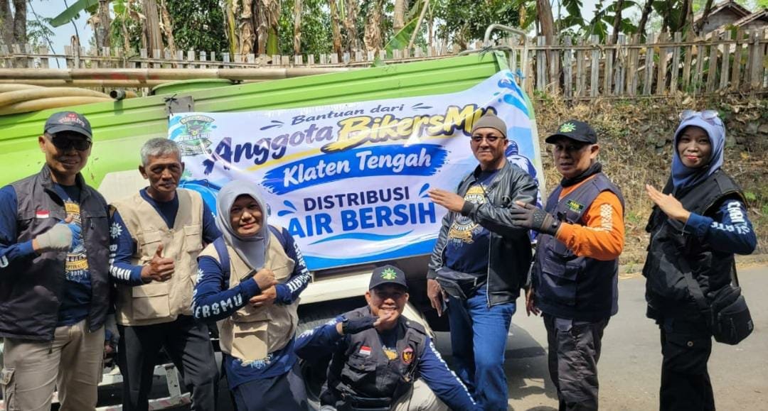 PENGUKUHAN BIKERSMU PCM KLATEN TENGAH CHAPTER KLATEN DENGAN BAKSOS DAKWAH BIL HAL