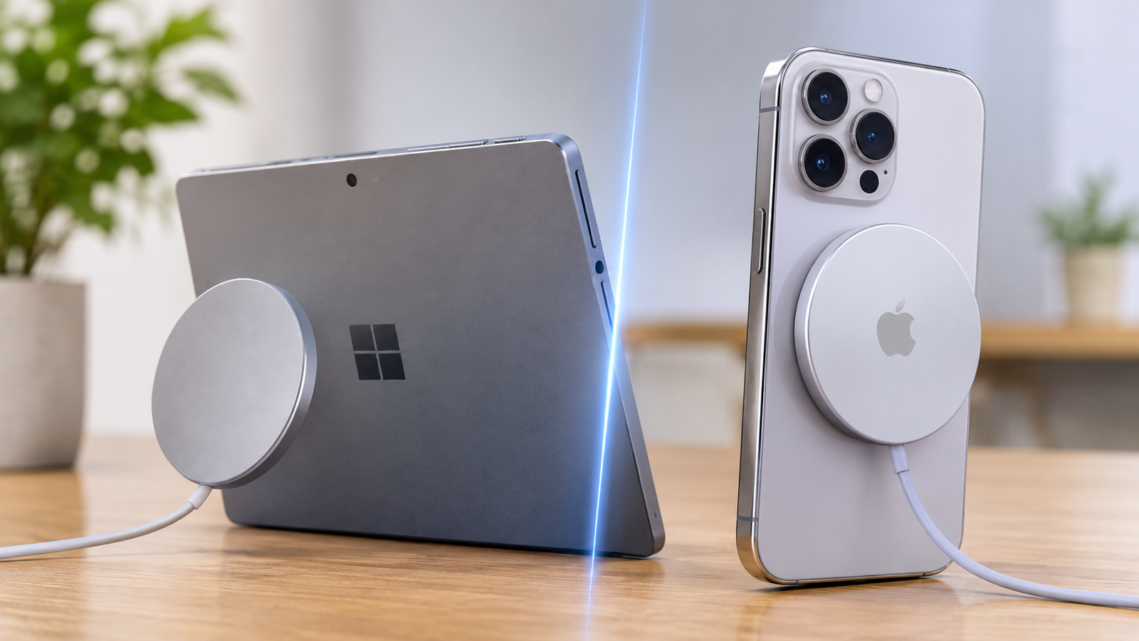 Perbedaan Magnetic Connect Microsoft dan MagSafe Apple